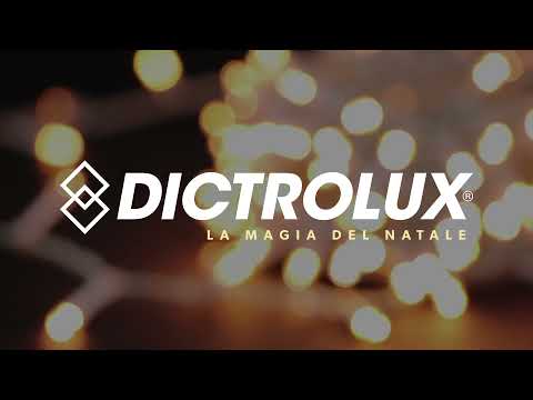 DICTROLUX - Catena Luminosa 300 LED Oro 12 metri